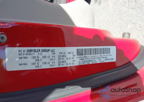 2012 Dodge Grand Caravan Sxt z USA, uszkodzony, nr VIN 2C4RDGCG4CR280528